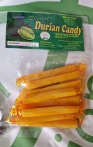 Foto zu Podcast Folge 6 - kandierte Stinkfrucht als verpacktes Produkt